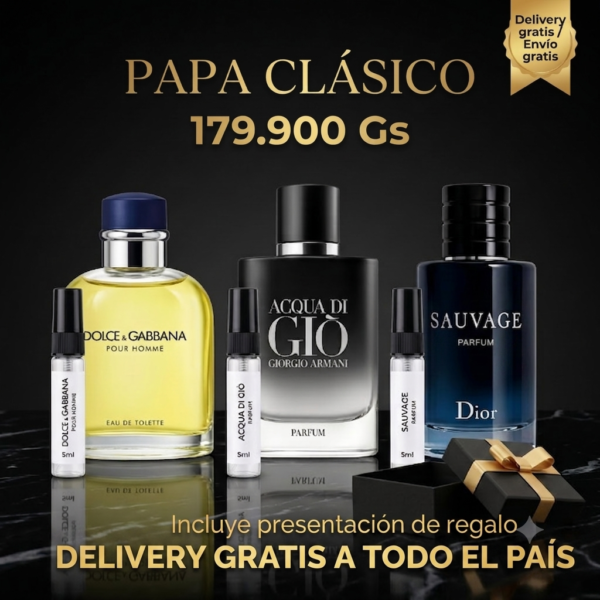 Combo Papa Clásico - Set Decants 5ml | Envío Gratis