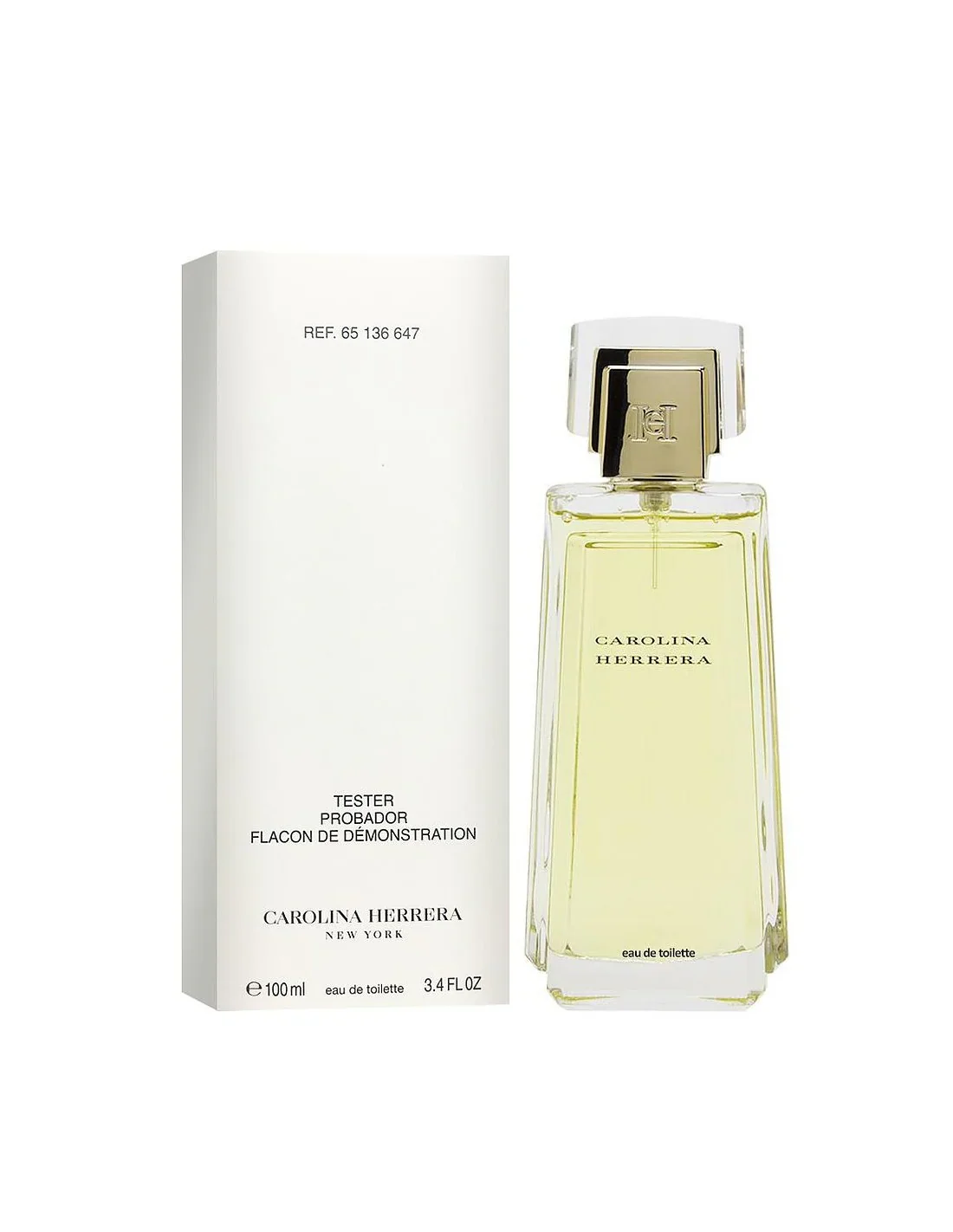 carolina-herrera-mujer-tester-edt-100ml.webp Tester Carolina Herrera by Carolina Herrera 100ML - Imagen 1