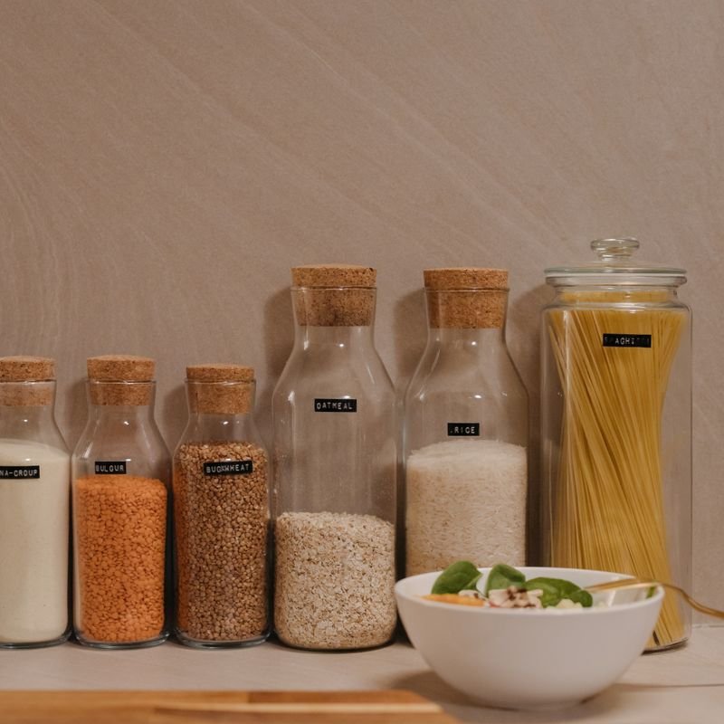 Pastas, arroz y legumbres secas