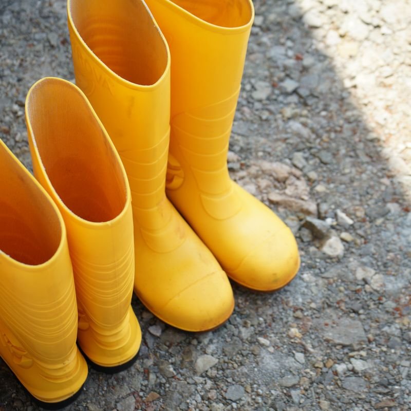 Botas de PVC y goma