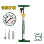 Inflador de pie con reloj (hasta 160psi) Jadever