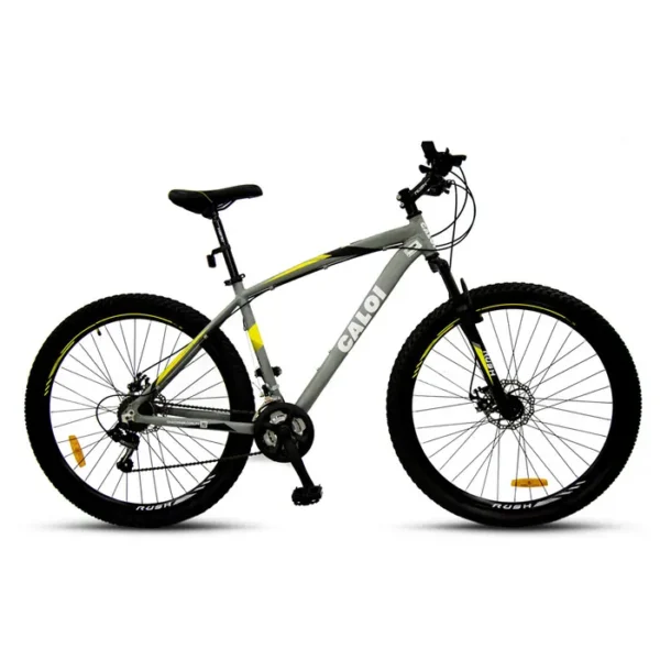 BICICLETA MTB CALOI HUNTER 29" PLATA