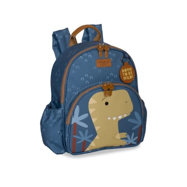 Mochila Kids Dinosaurio Azul