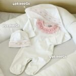 Set Cuello Smock Volado Rosa