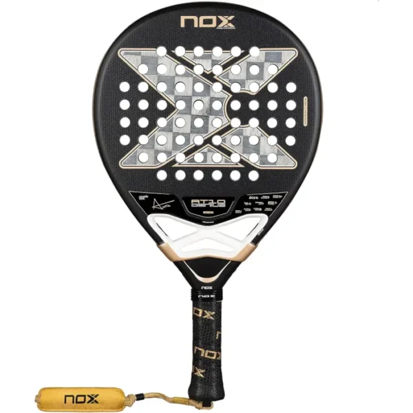 PALETA DE PADEL NOX AT10 GENIUS 18K ALUM 2026 AGUSTIN TAPIA